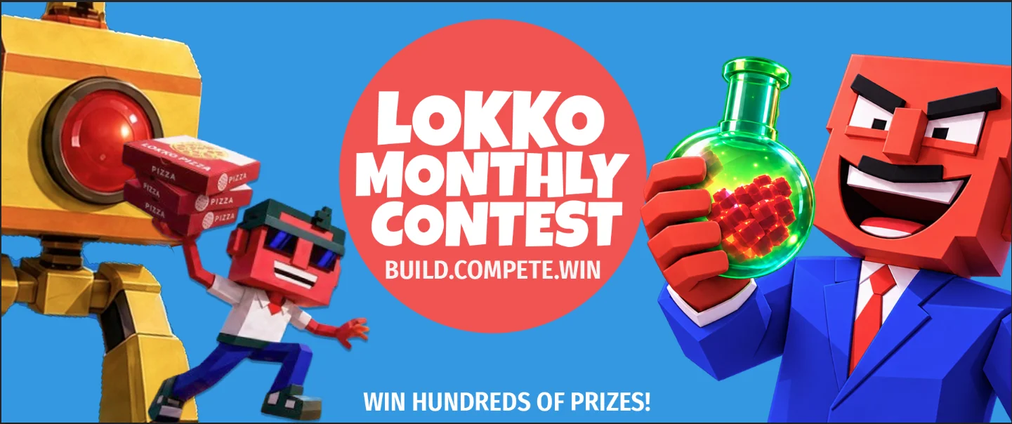 Lokko Monthly Contest: Build. Compete. Win. Win hundreds of prizes!