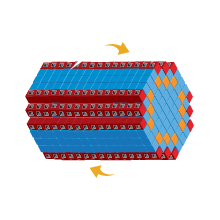Cylinder Blocky Spiked Rotating